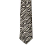 Giorgio Armani Black And White Silk Ty