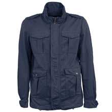 Herno Blue Linen Men Jacket