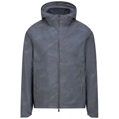 Herno Blue Nylon Men Jacket
