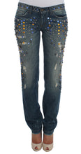 Crystal Embellished GIRLY Slim Fit Jeans Dolce & Gabbana