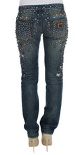 Crystal Embellished GIRLY Slim Fit Jeans Dolce & Gabbana