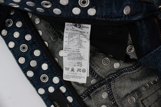 Crystal Embellished GIRLY Slim Fit Jeans Dolce & Gabbana