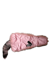 Dolce & Gabbana Pink Frost Fox Fur Neck Warmer Winter Scarf