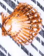 Dolce & Gabbana Multicolor Stripes Seashells Beach Towel
