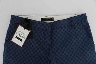 Polka Dotted Stretch Capri Jeans Dolce & Gabbana