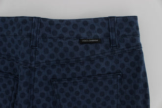 Polka Dotted Stretch Capri Jeans Dolce & Gabbana