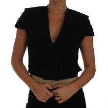 Black Short Croped Blazer Jacket Dolce & Gabbana