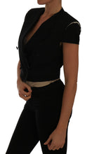 Black Short Croped Blazer Jacket Dolce & Gabbana