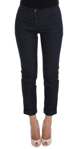 Polka Dotted Slim Capris Jeans Dolce & Gabbana