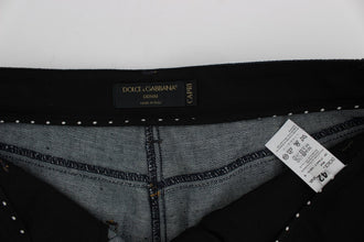 Blue Denim Cotton CAPRI Torero Jeans Dolce & Gabbana