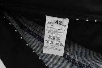 Blue Denim Cotton CAPRI Torero Jeans Dolce & Gabbana