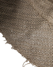 Dolce & Gabbana Beige Linen Wide Brim Bucket Hat