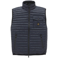 Refrigiwear Blue Nylon Men Vest with Down Padding