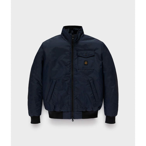 Blue Polyamide Men's Jacket Refrigiwear