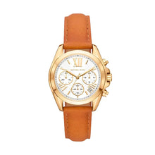 Brown Leather Watch Michael Kors