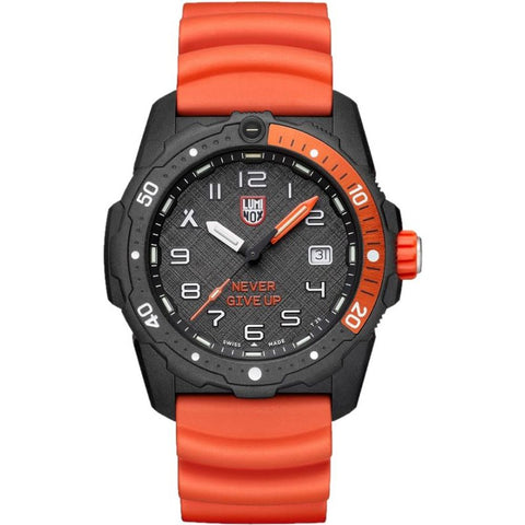 Orange Rubber Watch Luminox
