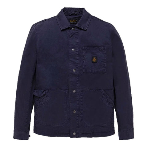 Refrigiwear Blue Cotton Men Jacket