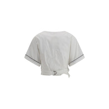 Buckle-knotted waist Blouse Brunello Cucinelli