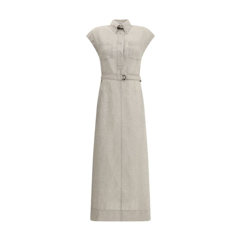 Long linen Dress Brunello Cucinelli