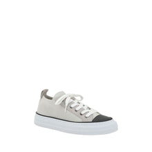 Mesh cotton and suede Sneakers Brunello Cucinelli