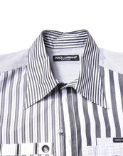 Dolce & Gabbana Multicolor Striped Button Down Casual Shirt