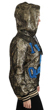 Im The Queen Jaquard Gold Sweatshirt  Hoodie Dolce & Gabbana