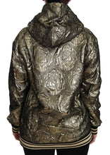 Im The Queen Jaquard Gold Sweatshirt  Hoodie Dolce & Gabbana