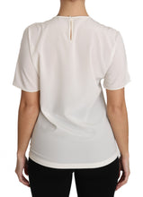 White Silk Stretch #dgfamily T-shirt Dolce & Gabbana