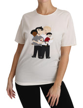 White Silk Stretch #dgfamily T-shirt Dolce & Gabbana