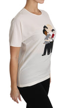 White Silk Stretch #dgfamily T-shirt Dolce & Gabbana