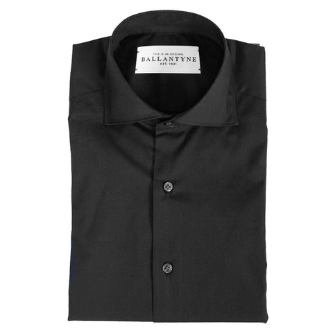 Ballantyne Black Cotton Men Shirt