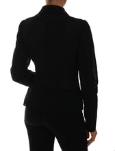 Black Nylon Net Blazer Jacket Dolce & Gabbana