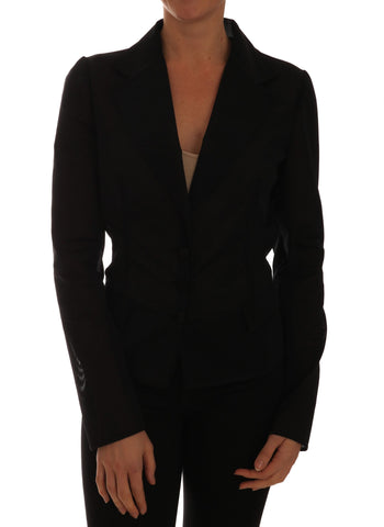 Black Nylon Net Blazer Jacket Dolce & Gabbana