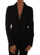 Black Nylon Net Blazer Jacket Dolce & Gabbana