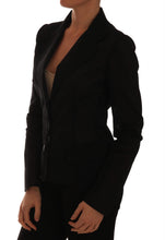 Black Nylon Net Blazer Jacket Dolce & Gabbana
