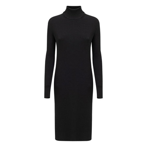 Bottega Veneta Black Wool Long