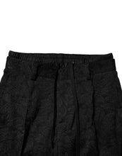 Dolce & Gabbana Black Brocade Polyester Skinny Dress Pants