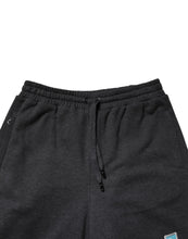 Dolce & Gabbana Dark Gray Cotton Layered Straight Sweatpants Pants