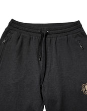 Dolce & Gabbana Dark Gray Logo Cotton Jogger Sweatpants Pants