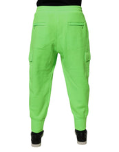 Dolce & Gabbana Neon Green Cargo Jogger Men Sweatpants Pants