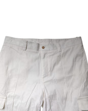 Dolce & Gabbana White Cotton Jogger Cargo Skinny Pants