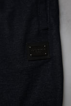 Dolce & Gabbana Black Jacquard Cotton Jogger Sweatpants Pants
