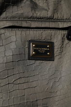 Dolce & Gabbana Brown Lambskin Leather Men Sweatpants Pants