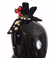 Diadem Headband Tiara Berry Fruit Crystal Bow Hair Dolce & Gabbana