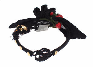 Diadem Headband Tiara Berry Fruit Crystal Bow Hair Dolce & Gabbana