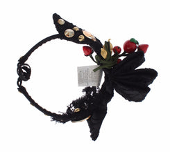 Diadem Headband Tiara Berry Fruit Crystal Bow Hair Dolce & Gabbana