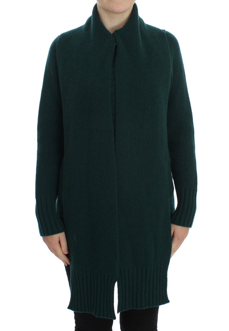 Green Knitted Cashmere Cardigan Dolce & Gabbana