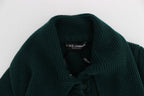 Green Knitted Cashmere Cardigan Dolce & Gabbana