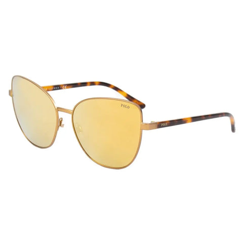 Brown Metal Sunglasses Polo Ralph Lauren