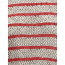 Sweater in perforated knit Brunello Cucinelli